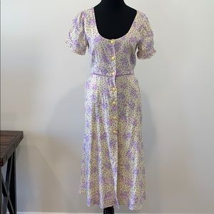 LOVESHACKFANCY Regina Floral-Print Cotton Dress